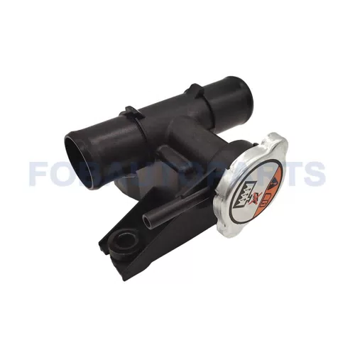 Engine Radiator Coolant Filler Neck with Radiator Cap Fits for Kia for Soul 1.6L 2.0L 2010-2011 25329-2K000 253292K000